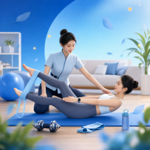 武汉自由职业插画师:垫上普拉提让我久坐不再腰痛
