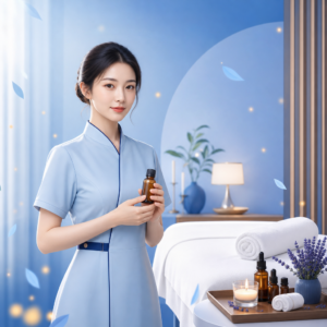 周年纪念日给老婆惊喜,中式推拿 + 精油